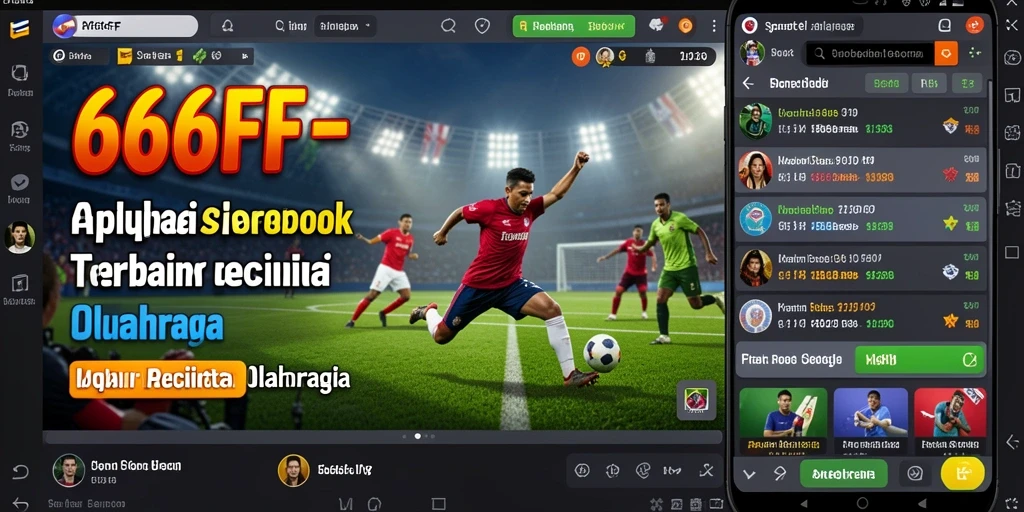 Tangkapan layar dari gameplay interaktif 666FF dalam taruhan olahraga.