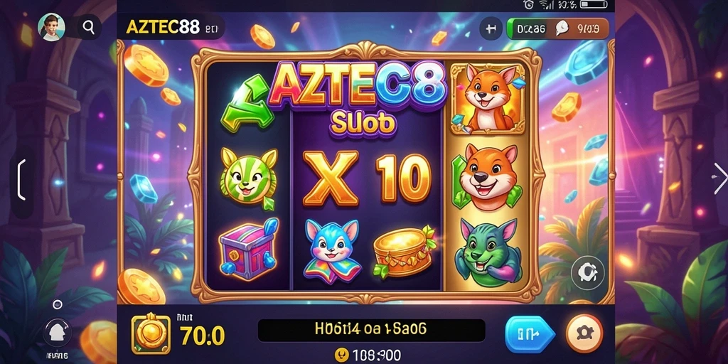 Tampilan gameplay AZTEC88 yang seru dan menarik.