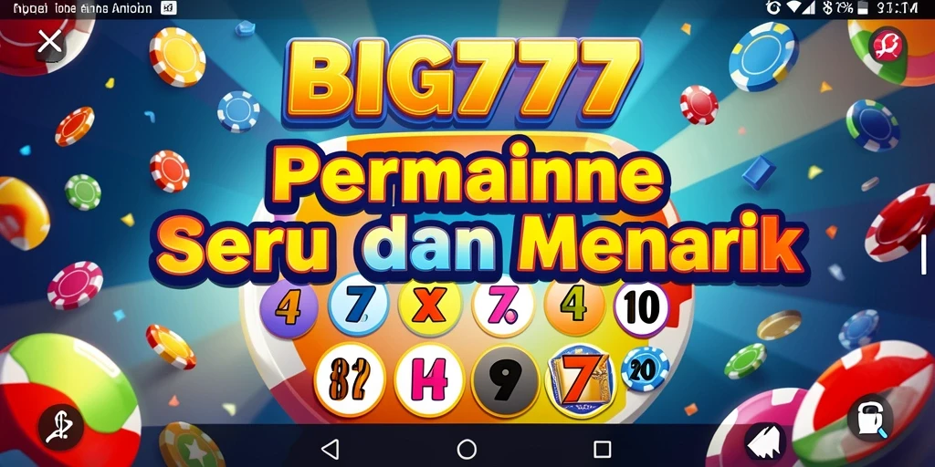 Tampilan menarik dari gameplay Bingo di BIG777.