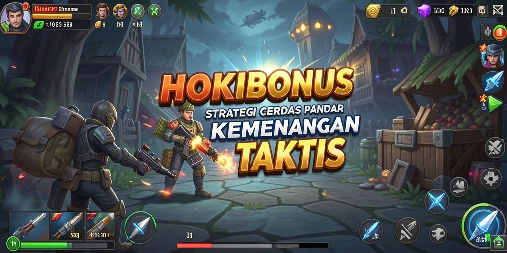 Screenshot HOKIBONUS menunjukkan momen seru dalam pertempuran strategi.