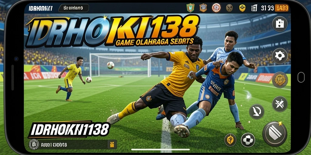 Screenshot utama IDRHOKI138 menampilkan aksi seru dalam pertandingan olahraga.