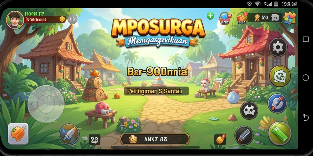 Tampilan gameplay MPOSURGA yang menarik dan santai.
