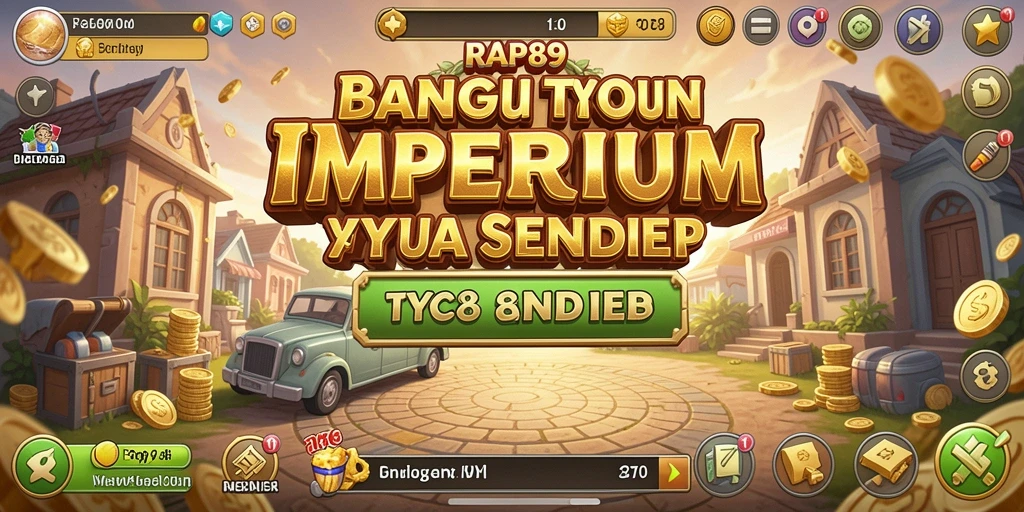 Tampilan gameplay RAP89 yang mengasyikkan dengan elemen Tycoon.