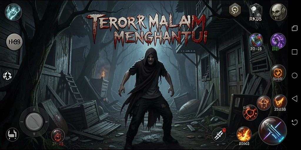 Tampilan menegangkan dari gameplay RK88 yang penuh horor.