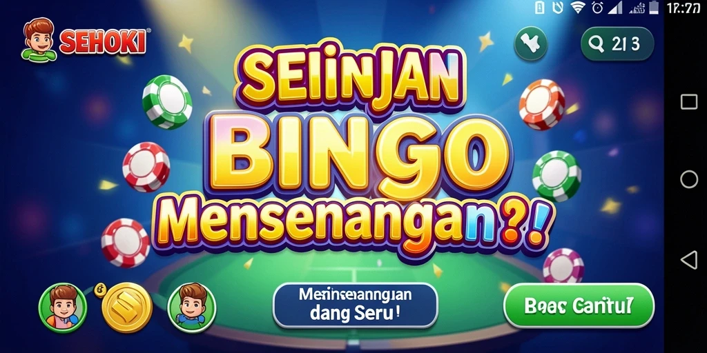 Tampilan menarik dari gameplay Bingo di SEHOKI.