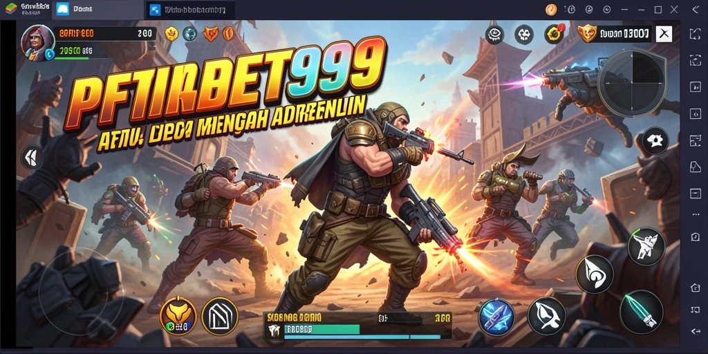 Tampilan gameplay menegangkan dalam SPINBET99 dengan aksi seru.
